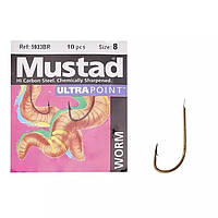 Крючок фидерный Mustad Baitholder 5933BR №8 10шт