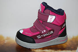 Дитяче зимове взуття Термовзуття B&G Україна 221420 Для дівчаток Фуксія Розмір