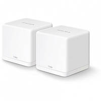 Домашня Mesh Wi-Fi система Mercusys (2шт. компл.) AC1300 Whole-Home Mesh Wi-Fi/2x1000Mbps LAN Ports (Halo