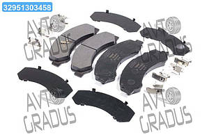 Колодка гальм. диск. TWIN передн./задн ISUZU NPR75, АTAMAN Е3,Е4,Е5 з фурніт. (RIDER) RD8971686340