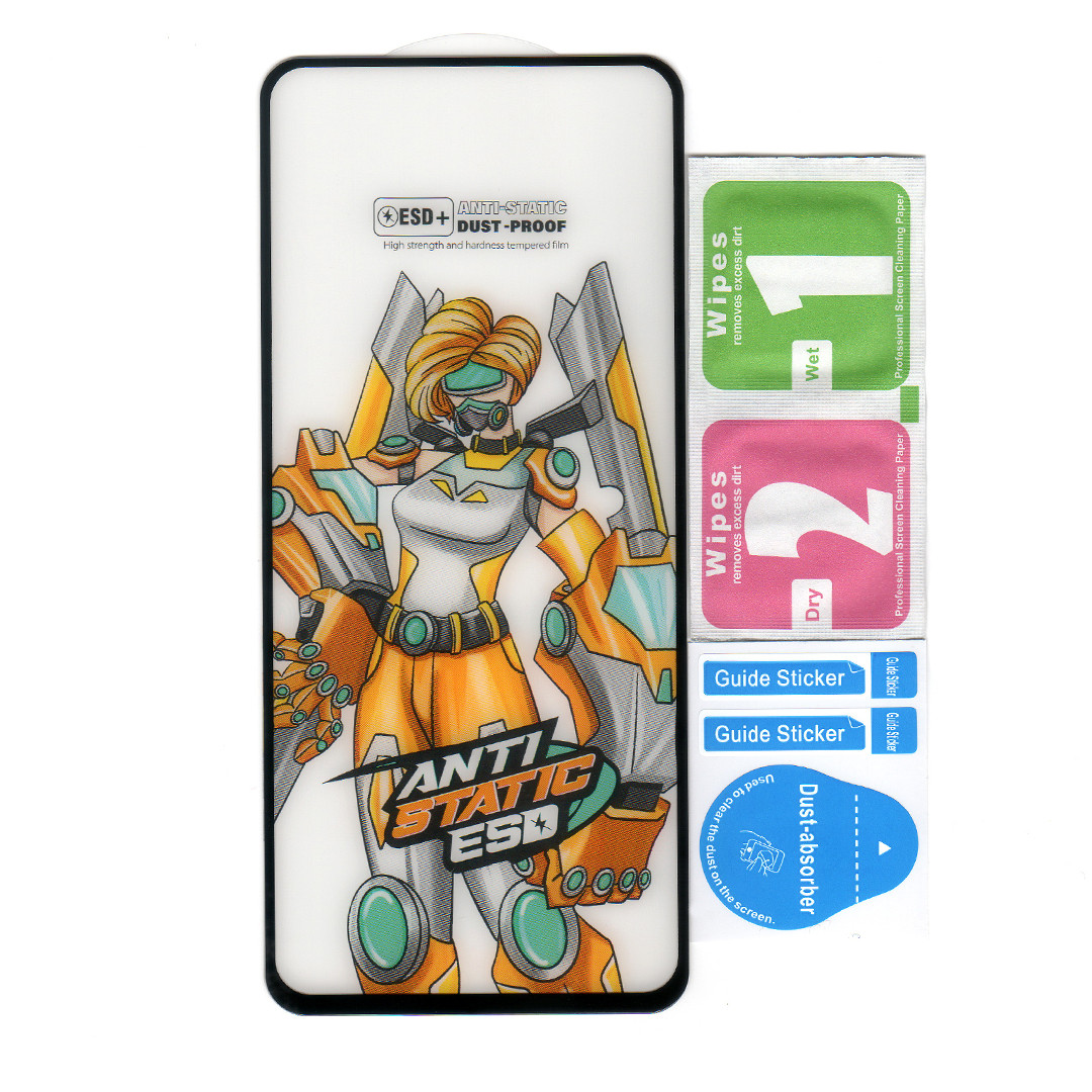 Захисне скло ESD для Xiaomi Redmi Note 12 Pro 4G | Full Glue | Anti-static