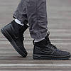 Зимові Кросівки Nike Lunar Force DuckBoot Black / Найк Лунар Форс ДакБут Чорні, фото 6