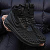 Зимові Кросівки Nike Lunar Force DuckBoot Black / Найк Лунар Форс ДакБут Чорні, фото 7