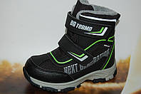 Детская зимняя обувь Термообувь B&G Украина 23903 Для мальчиков Черный Размер