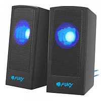 Акустична система 2.0 Fury Skyray, 5Вт (RMS) USB чорнa (NFU-1309)