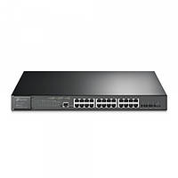 Комутатор TP-Link TL-SG3428XMP 24xGE/PoE+384W 4x10GE SFP+ L2 JetStream 19" 1U (TL-SG3428XMP)