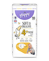 Підгузки дитячі Bella Baby Happy Maxi Plus (4+) 9-15 кг, 56 шт