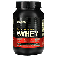 Протеин Optimum Nutrition Gold Standard 100% Whey Protein, 907 g Двойной шоколад