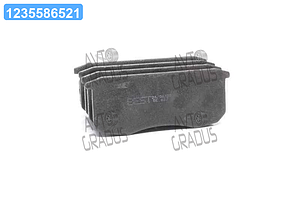 Колодка гальм. УАЗ ПАТРІОТ,ХАНТЕР (диск.торм.), 3160 перед. (компл. 4 шт.) у зб. (вир-во BEST) 3160-3501090-97