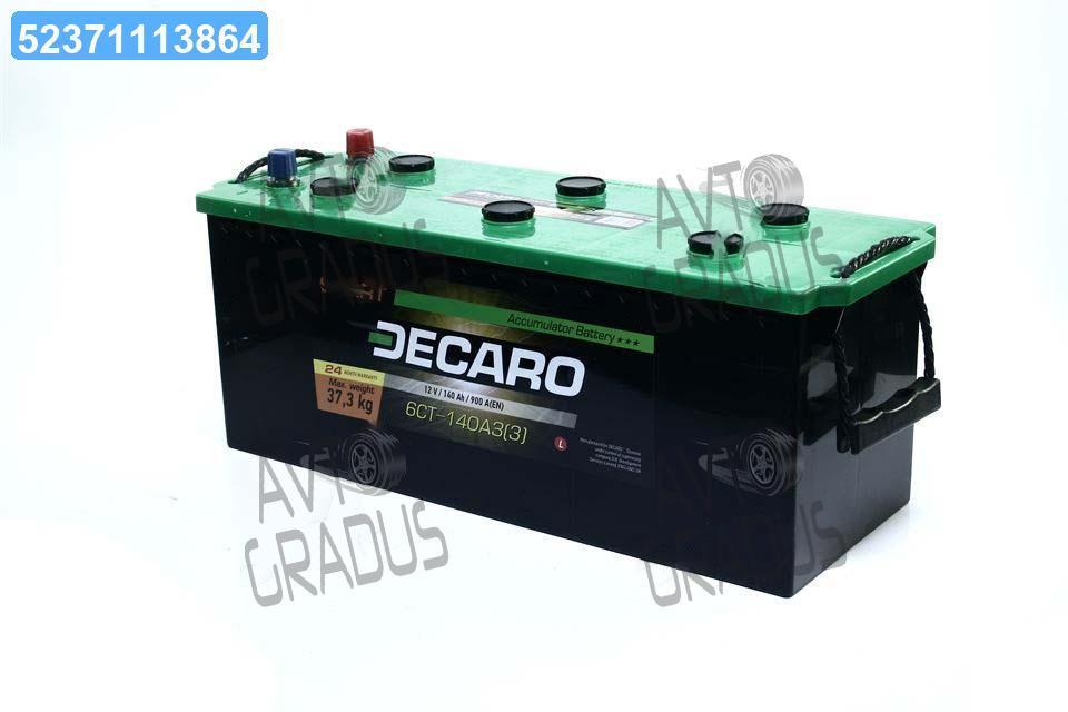 Аккумулятор 140Ah-12v DECARO START(513х189х217), L,EN900 6СТ-140 АЗ (3) - фото 1 - id-p1865633386