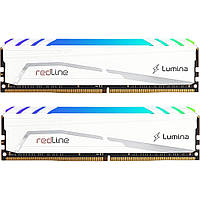 Модуль памяти для компьютера DDR5 32GB (2x16GB) 6800 MHz Redline RGB подсветка White Mushkin