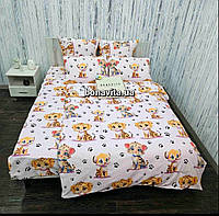 Комплект постельного белья из бязь Голд Люкс детский полуторный со львенками