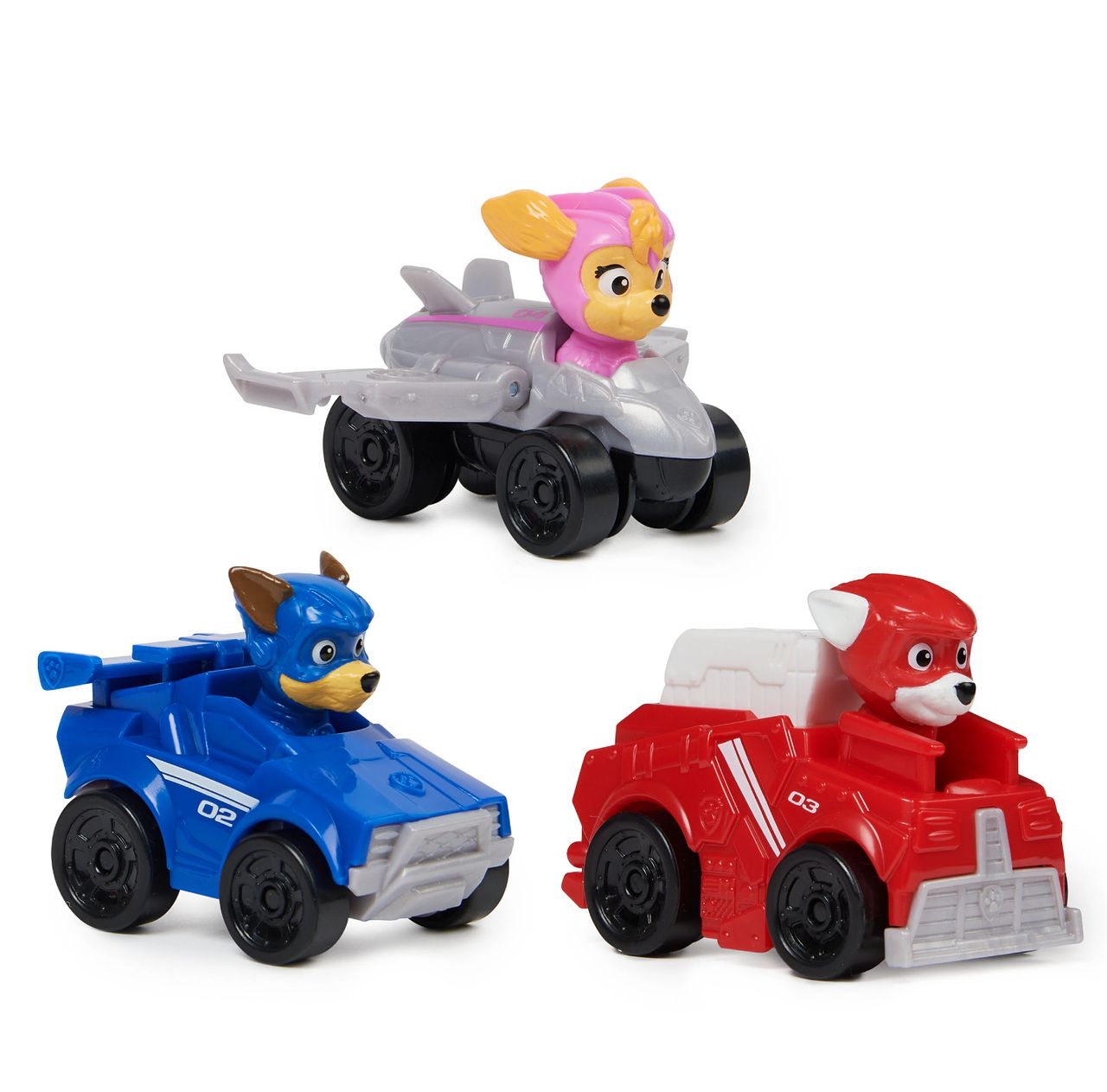 Щенячий патруль PAW Patrol The Mighty Movie набір PUP Squad Chase, Marshall, Skye - Чейз, Маршал і Скай 6067480