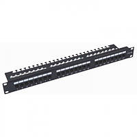 Патч-панель 19", 24xRJ45, UTP, Cat.5e, 1U, Krone&110 dual IDC (KD-PP34-UTP-C5E-24P)