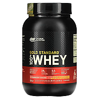 Протеин Optimum Nutrition Gold Standard 100% Whey Protein, 907 g Клубника-банан
