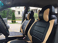 Чехлы на сидения НЕОН Х из экокожи для Peugeot 107 (Пежо 107)