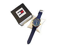 Часы с силиконовым синим ремешком Tommy Hilfiger высокое качество