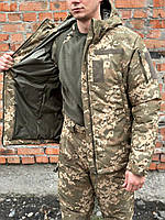 Зимняя куртка тактическая пиксель Taslan. Тактическая военная куртка камуфляж