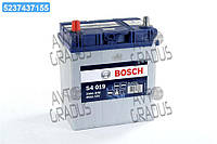 Аккумулятор 40Ah-12v BOSCH (S4019) (187x127x227),L,EN330 (Азия) тонк.клеммы, 0092S40190
