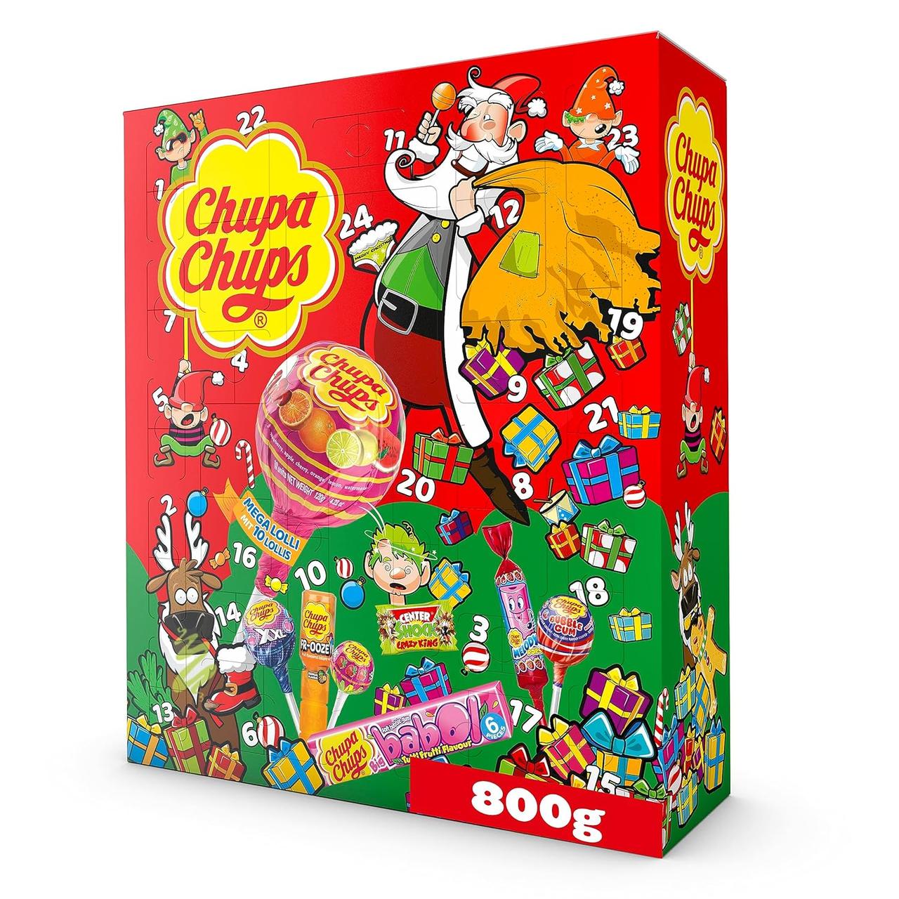 Адвент Календар Chupa Chups XXL Advent Calendar 800g, фото 1