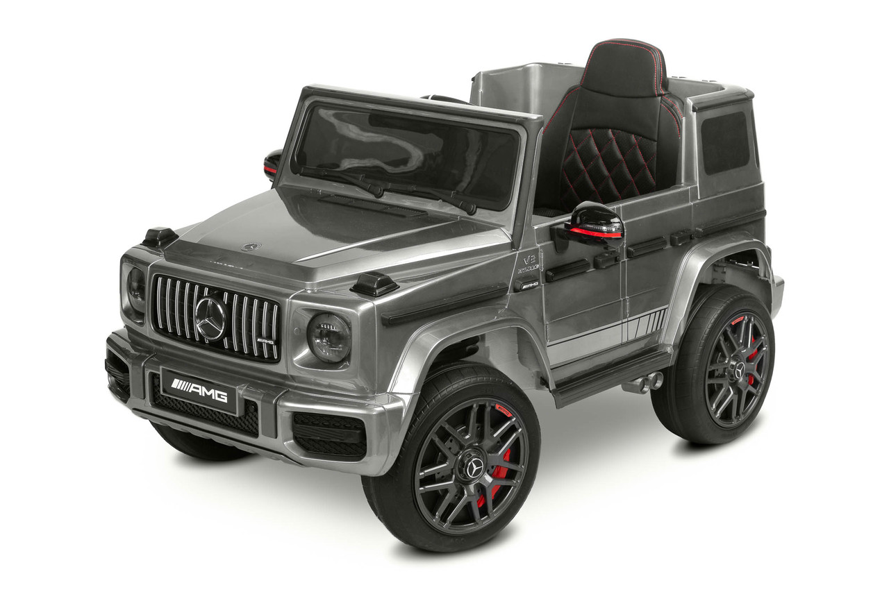 Дитячий електромобіль Caretero (Toyz) Mercedes Benz G63 AMG Silver, фото 1