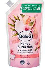 Крем-мило Balea Cremeseife Pfirsich&Kokos "Персик-кокос" запаска 500 мл