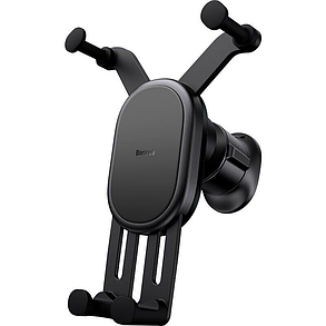 Автомобільний утримувач холдер Baseus Stable Gravitational Wireless Charging Car Mount Pro 15W Air Outlet Version SUWX030001 Black, фото 1