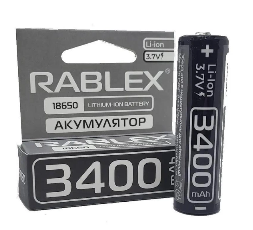 Акумулятор Li-ion Rablex 3400mAh