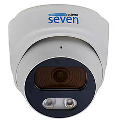 IP-відеокамера 5 Мп Full Color вулична/внутрішня SEVEN IP-7215PA-FC PRO 2,8 мм