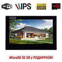 IP-видеодомофон 7 дюймов с Wi-Fi SEVEN DP-7577FHDW - IPS black