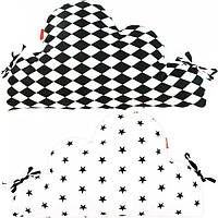 М'який бортик підвіска для ліжка Macik МС 110512-05 C Хмара B&W, 29х55х7.5 см (МС 110512-05-RT)
