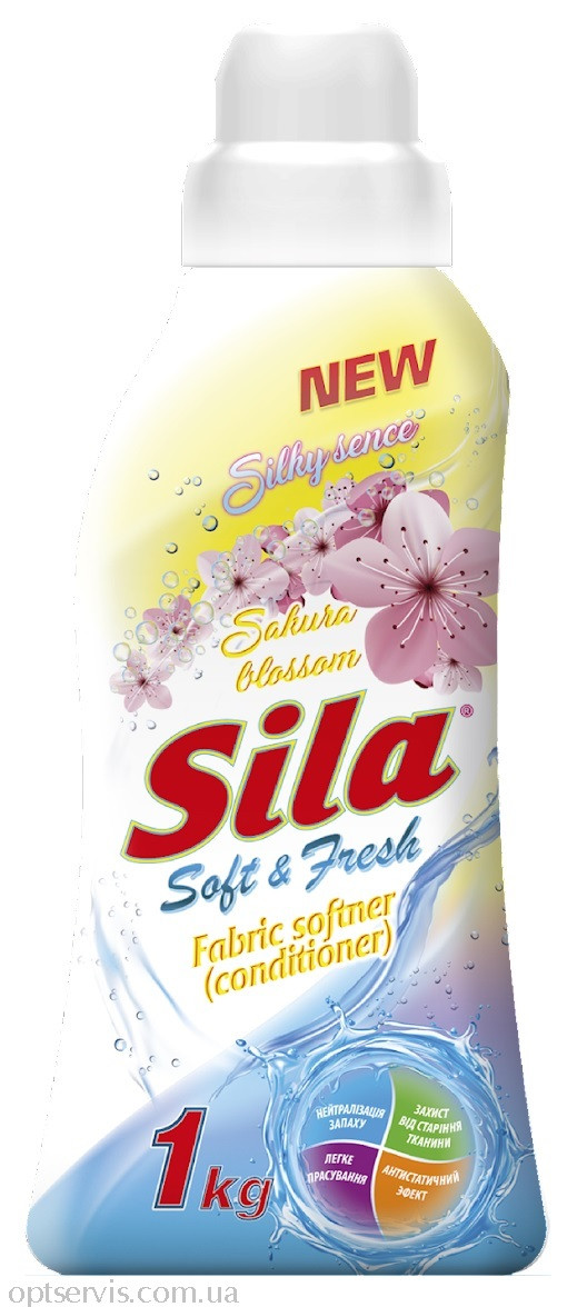 Кондиціонери для білизни Sila Soft & Fresh Silky sense 1 л