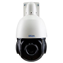 Поворотна PTZ IP-відеокамера 5 Мп вулична поворотна SEVEN IP-7275P PRO 5,35-96,3 мм
