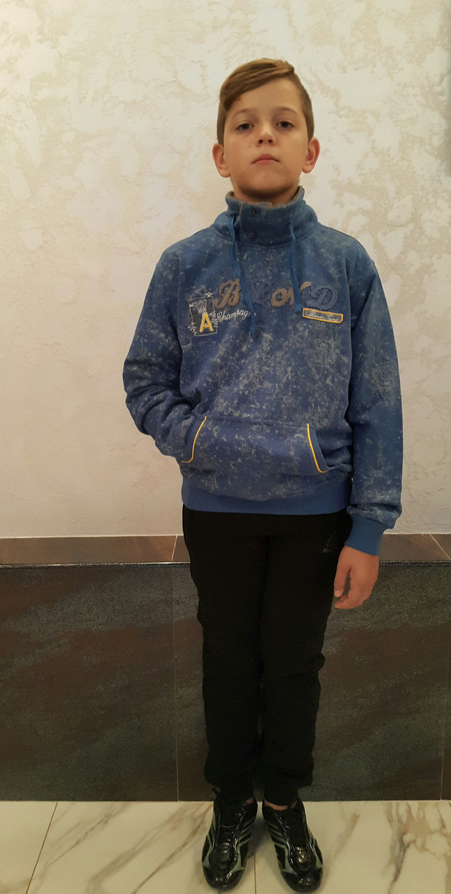 Теплий реглан толстовка на хлопчиків 128,140 зросту Туреччина, фото 1