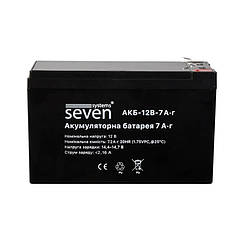 Акумуляторна батарея SEVEN 12В/7Аг