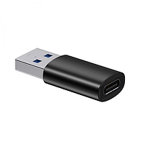 Адаптер Baseus Ingenuity Series Mini OTG Adaptor USB 3.1 to Type-C ZJJQ000101 Black