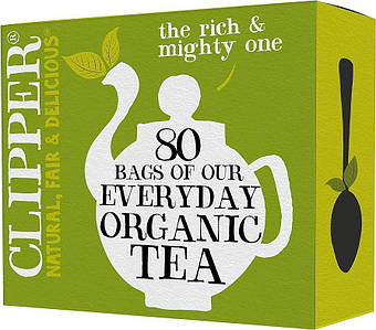 Чай чорний органічний щоденний Clipper, 80п.х3,1 г