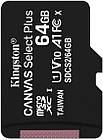 Карта пам'яті microSDXC Kingston Canvas Select Plus 64 GB Class 10 А1 UHS-1, фото 2