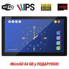 IP-відеодомофон 10 дюймів з Wi-Fi SEVEN DP-7517FHDW - IPS black