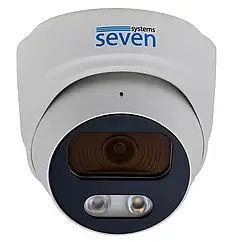 IP-відеокамера 5 Мп Full Color вулична/внутрішня SEVEN IP-7215PA-FC 2,8 мм