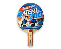 Ракетка для настільного тенісу пінгпонгу ATEMI 200 (17114)