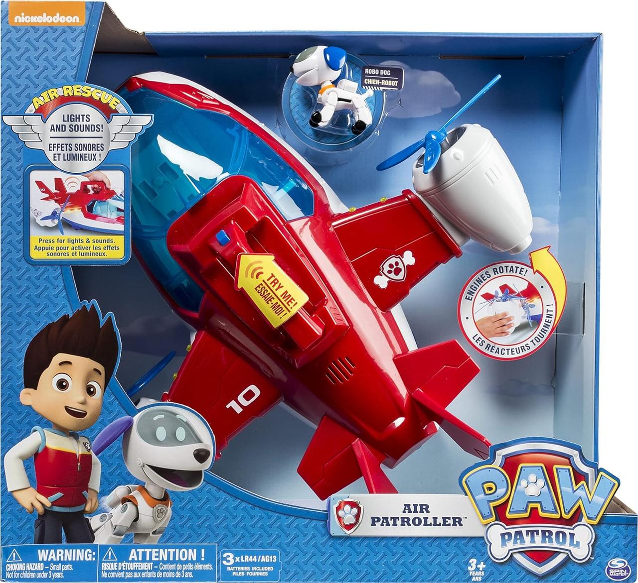 Щенячий патруль Paw Patrol Air Patroller Plane - повітряний Літак-патрулевоз зі цуценям