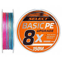 Шнур Select Basic PE 8X Multicolor 150m #0.6/0.10mm 12lb/5.5kg