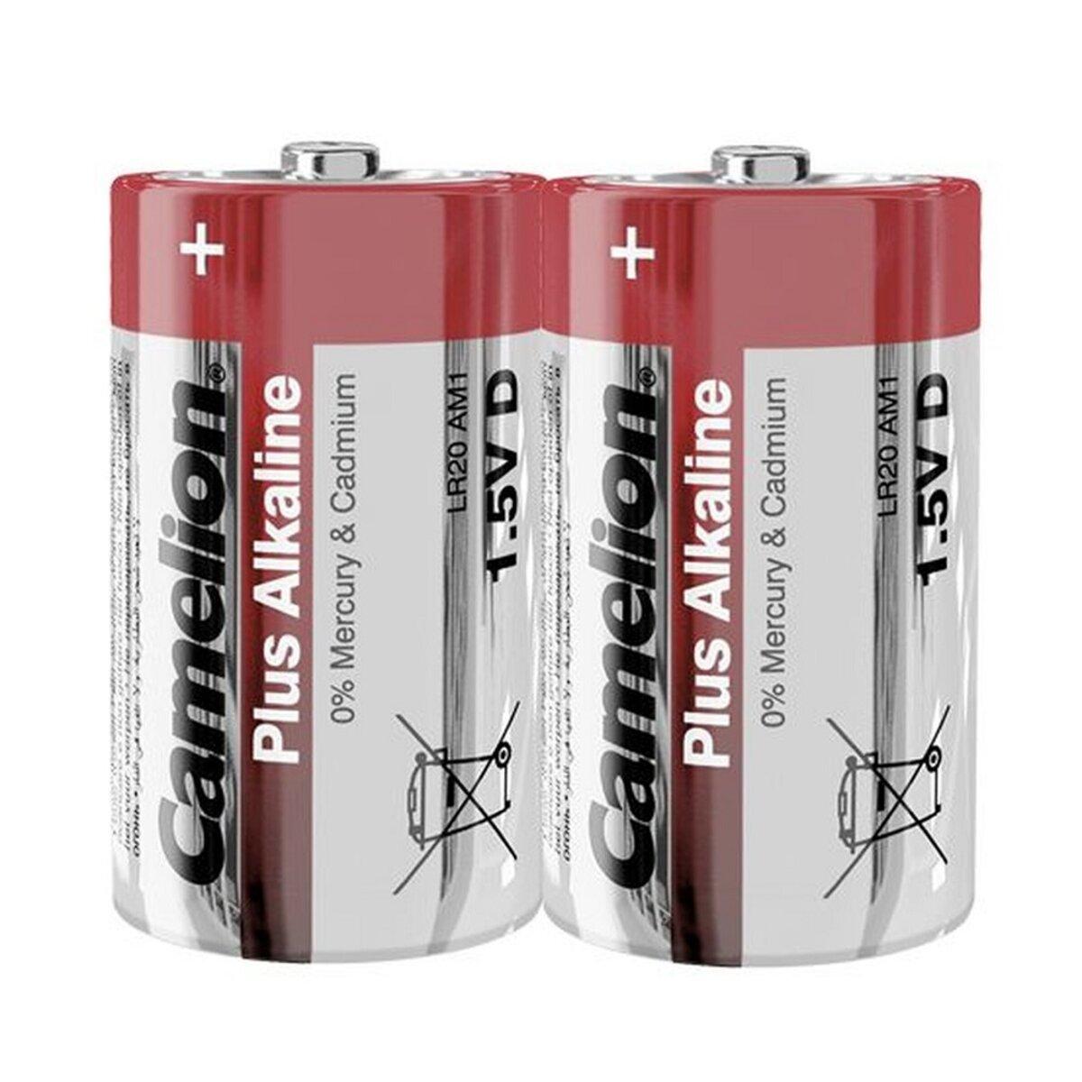 Батарейка CAMELION Plus ALKALINE D/LR20 SP2 2 шт (C-11100220)