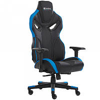 Крісло ігрове Sandberg Voodoo Gaming Chair Black/Blue 4 клас, 150 кг (640-82)