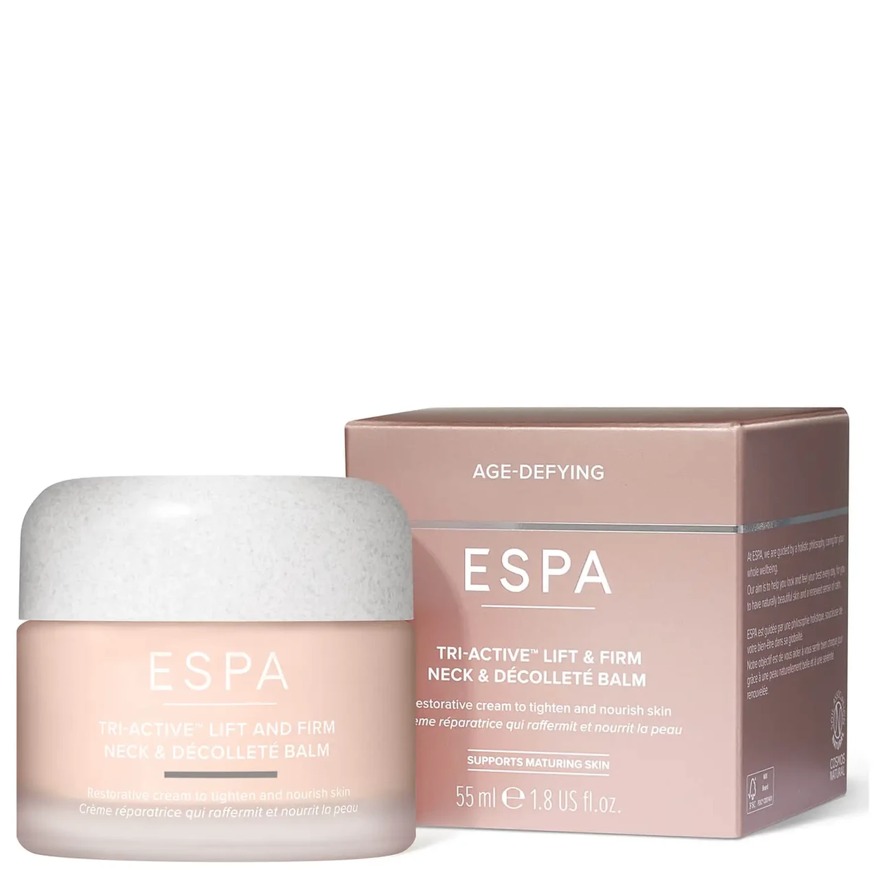 Крем-ліфтинг для шиї та декольте Espa Tri-Active Lift and Firm Neck and Dec Balm 55ml