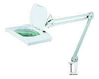 Лупа-лампа 8069D с люминисцентной посветкой, увеличение 5 diopter, линзa-190x160мм
