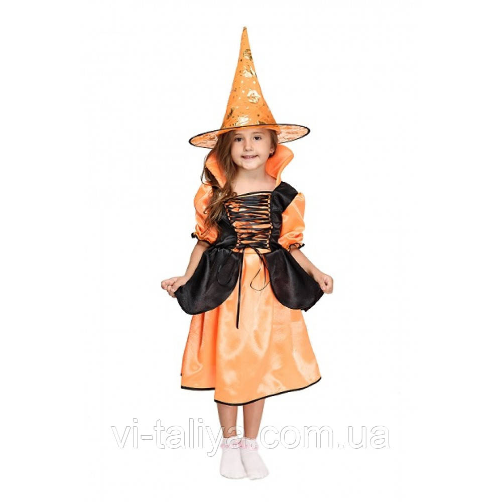 Карнавальний костюм для дівчинки Відьмочка, Чарівниця, Фея, фото 1