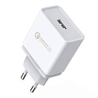 Зарядний пристрій 1xUSB 18W (USB A QC 3.0) Fast Charger White CD122 Ugreen (10133)