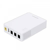 ДБЖ Marsriva DC UPS для роутерів KP3Pro 3xDC+USB OUT 5V2A/9V1A/12V, 3A/36W, 8400Ah LiPol (KP3Pro_MARSRIVA)